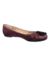 Bailarinas Brillantes Borgoña Logo Metal