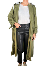 Trench Con Capucha