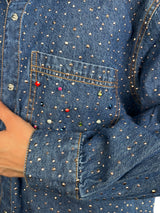 Blusa Denim Sparkle