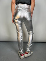 Pantalón Coating Engomado Silver