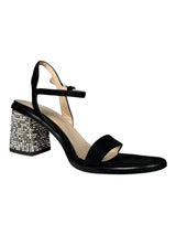 Sandalia Taco Brillo