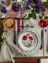 Set 7 Platos de Porcelana