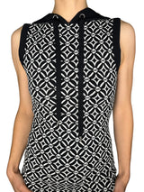 Vestido Hoodie Jacquard Logo