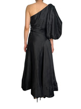 Vestido Asimétrico Lino y Seda