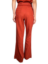 Pantalón Lino Estela Terracota