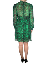 Vestido Animal Print Verde