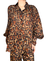 Blusa Viscosa Animal Print
