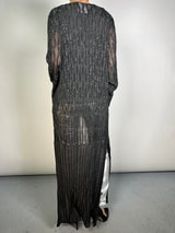 Kimono Tejido Con Aplicaciones