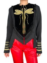 Chaqueta Bordado Dorado