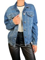Chaqueta Denim Tachas