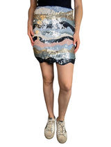 Falda Zinnea Pastel Rainbow Lentejuelas