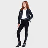 Campera Kimbery Black Ecocuero