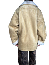 Chaqueta Aviadora Crema