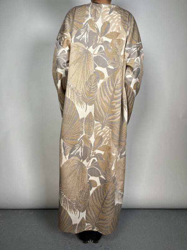 Kimono Tejido Fibras Metalizadas
