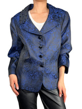 Blazer Lace Azul Brillos