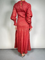 Vestido Hilos Metalizados