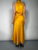 Vestido Amarillo Cinturón