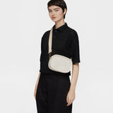 Bandolera Reporter de piel beige TOUS Miranda