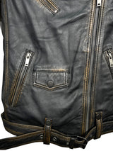 Chaqueta Tipo Biker Cuero