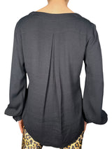 Blusa hipster Detalle Anillos