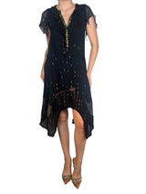 Vestido Fibras Metalizadas