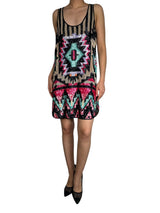 Vestido Ikat Ruffles