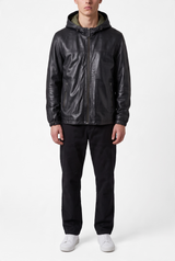 Chaqueta Cuero Plus Size Hombre