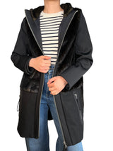 Abrigo Piel Sintética