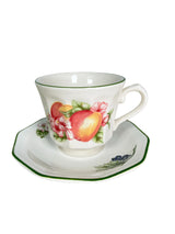 Set 7 Tazas Inglesas Grande Borde Verde