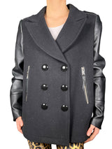 Chaqueta Lana y Cuero