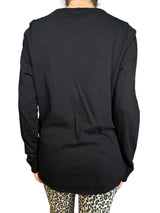 Polera Camo Skull Strass