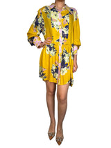 Vestido Amarillo Estampado