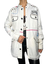 Chaqueta Denim Bordada