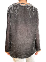Blusa Velvet Bordada