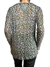 Polera Tejida Animal Print