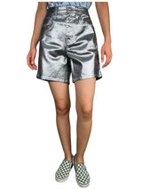 Shorts Silver Metalizados