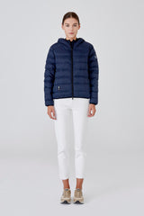 Parca Azul con Capucha Mujer - Sin Batería