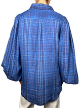 Blusa Lino Cuadros
