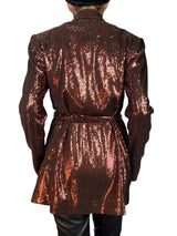 Blazer Lentejuelas Bronce