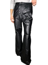 Pantalón Recto Cuero