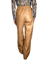 Pantalón Cuero Cintura Elasticada