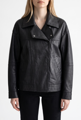 Chaqueta Solapa Cuero