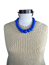 Collar Esferas Azul