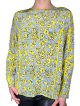 Blusa Flores Seda