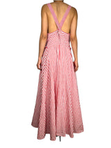 Vestido Rojo/Blanco Rayas