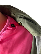 Chaqueta Verde Forro Desmontable