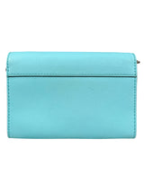 Bandolera Cuero Turquesa