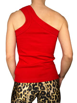 Polera Rib Asimétrica