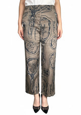 Pantalón Estampado de Tela