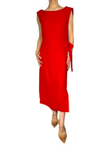 Vestido Lazo Lateral Bicolor